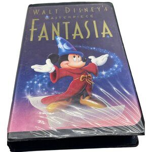 vintage Walt Disney's masterpiece Fantasia VHS diamond edition English READ